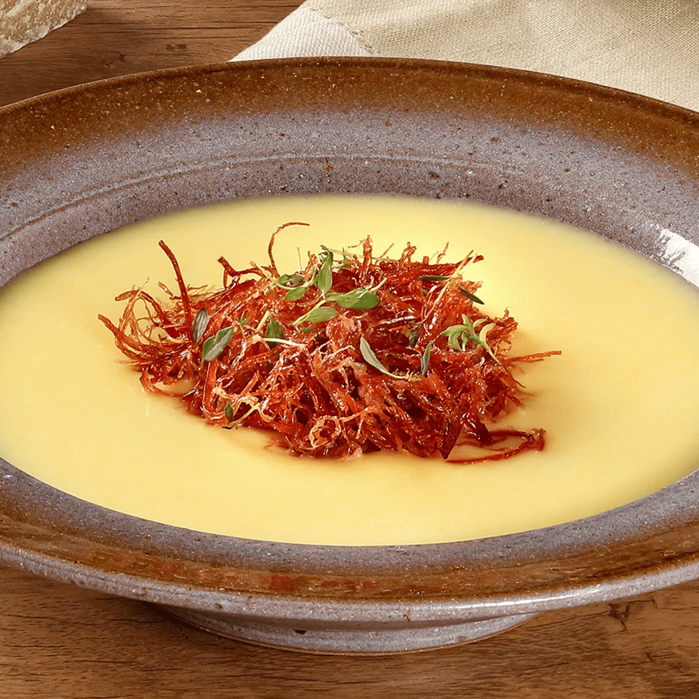 Creme de Mandioquinha com Carne Seca Oba Gourmet 400g
