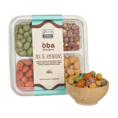 Mix De Amendoim Oba Bem Querer 380g