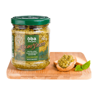 MOLHO PESTO GENOVÊS OBA BEM QUERER 190 G