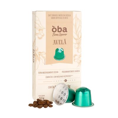 CAFÉ EM CÁPSULA AVELÃ OBA BEM QUERER 50