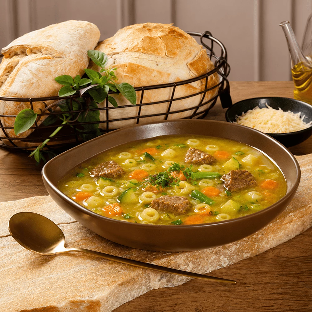 Minestrone de Legumes com Carne Oba Gourmet 500g