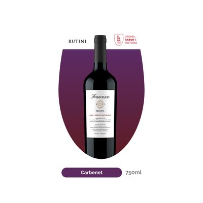 Vinho Argentino Francesco Reserva Cab Sauvignon Tinto 750 Ml