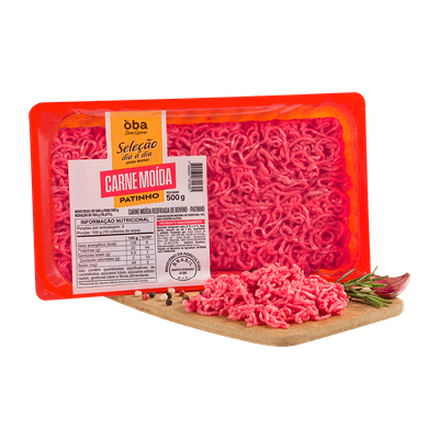 Carne Moída Patinho Bovino Seleção Dia A Dia 500 G