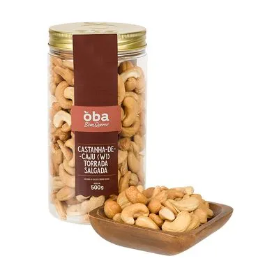 CAST CAJU OBQ TORRADA SALG 500G