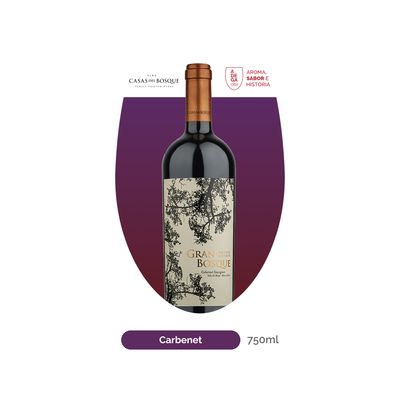 Vinho Chileno Casas Del Bosque Gran Bosque Tinto 750 Ml